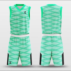 Cikers Sports Basketball Uniforms Fan Blade - Customized Basketball Jersey Set Design