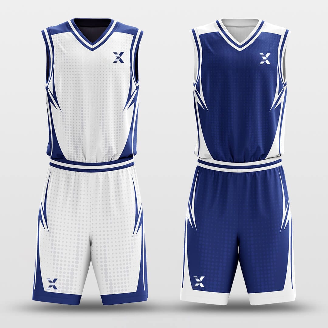 Cikers Sports Basketball Uniforms Fission - Customized Reversible Basketball Jersey Set Design BK260114S
