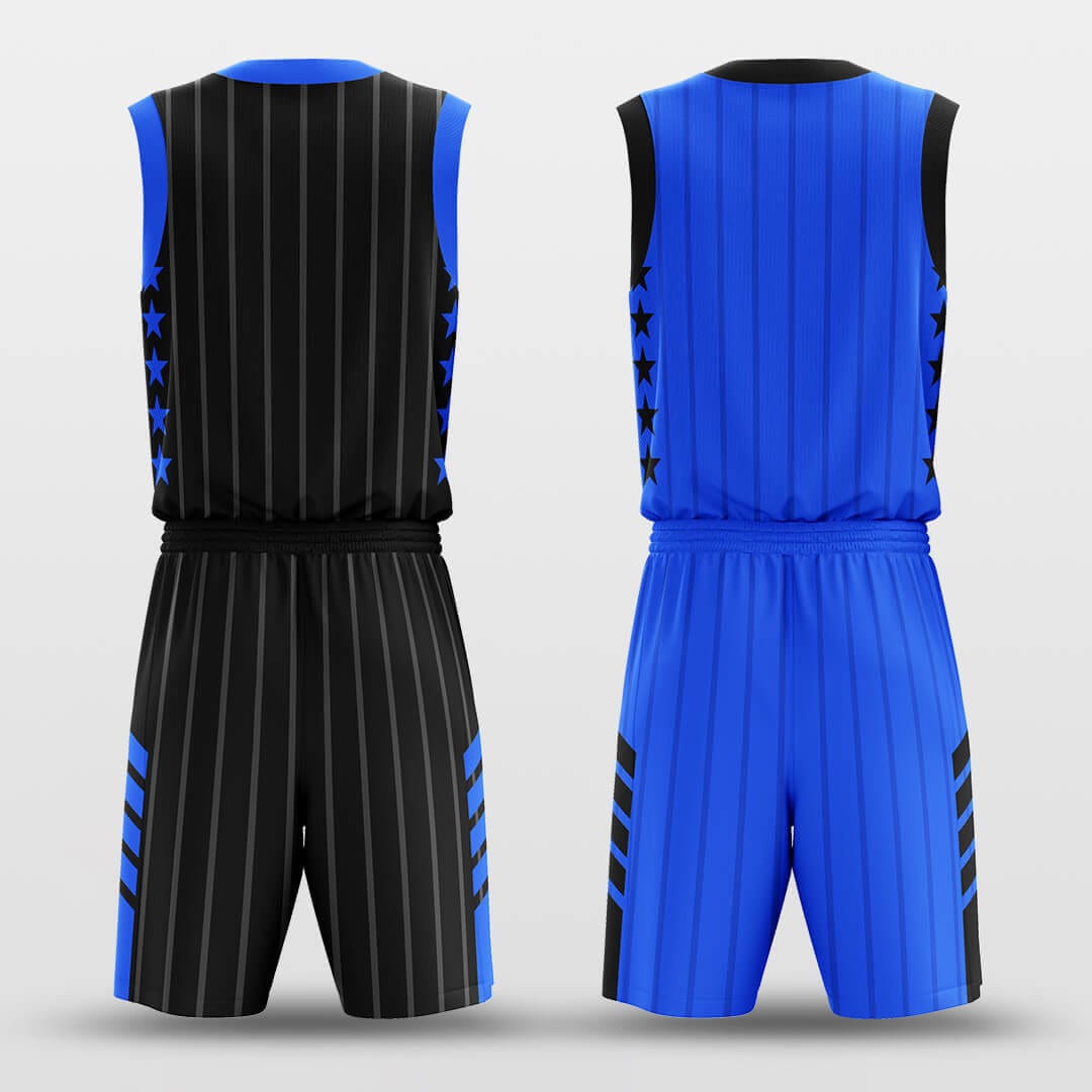 Cikers Sports Basketball Uniforms Fixed Star - Customized Reversible Basketball Jersey Set Design