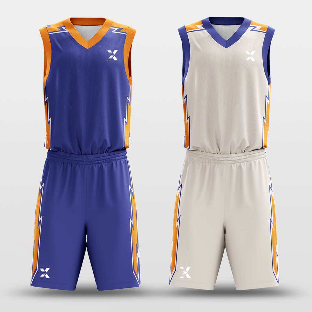 Cikers Sports Basketball Uniforms Flicker - Custom Reversible Basketball Jersey Set Sublimated BK260102S