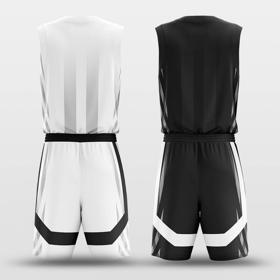 Cikers Sports Basketball Uniforms Forklift - Customized Reversible Basketball Jersey Set Design BK260608S