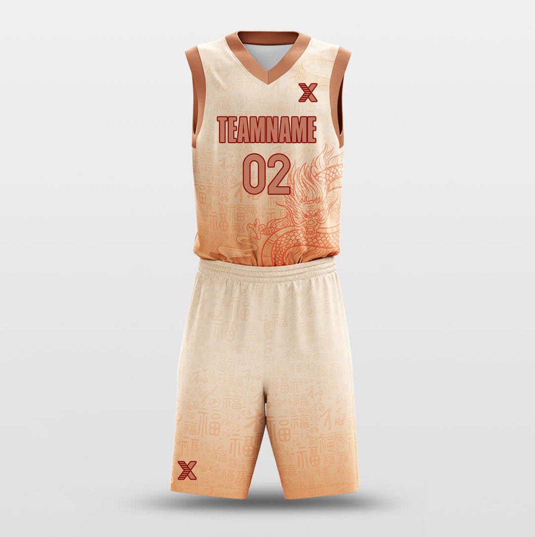 Cikers Sports Basketball Uniforms Fulong - Customized Basketball Jersey Set Sublimated BK160135S
