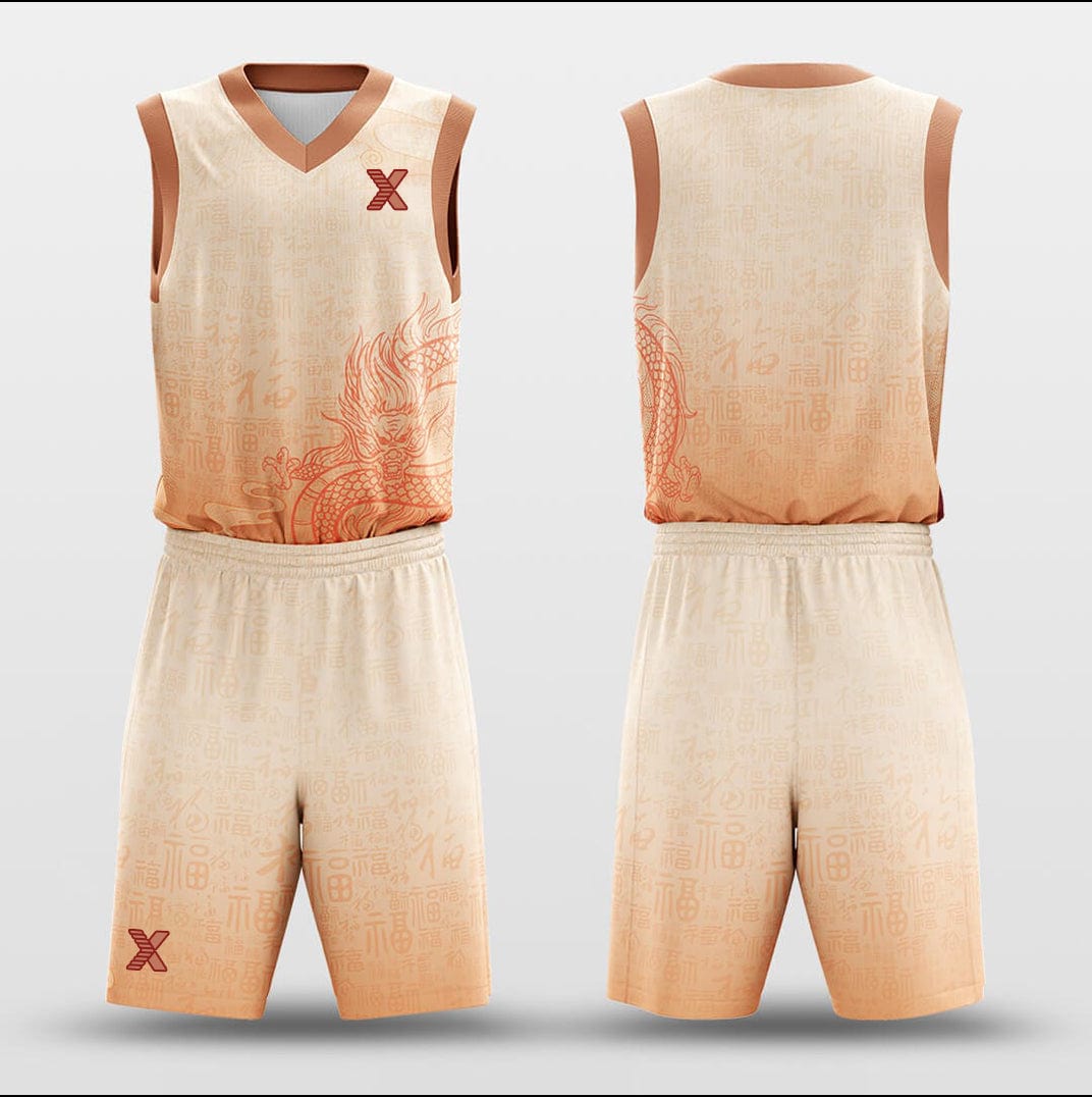 Cikers Sports Basketball Uniforms Fulong - Customized Basketball Jersey Set Sublimated BK160135S