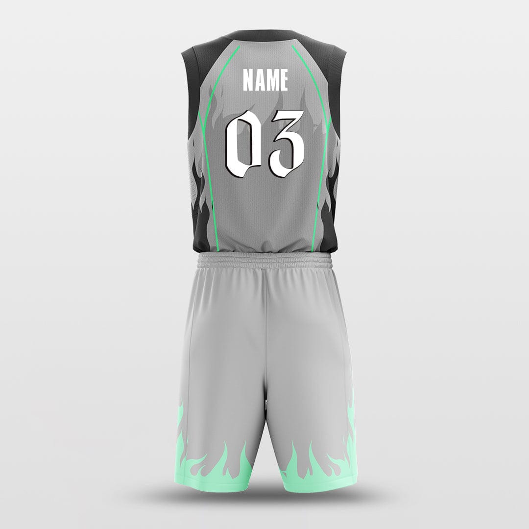 Cikers Sports Basketball Uniforms Ghost Fire - Customized Basketball Jersey Design for Team