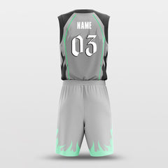 Cikers Sports Basketball Uniforms Ghost Fire - Customized Basketball Jersey Design for Team