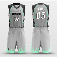 Cikers Sports Basketball Uniforms Ghost Fire - Customized Basketball Jersey Design for Team