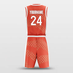 Cikers Sports Basketball Uniforms Golden Scales - Customized Basketball Jersey Set Design BK160133S
