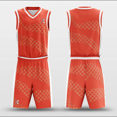 Cikers Sports Basketball Uniforms Golden Scales - Customized Basketball Jersey Set Design BK160133S