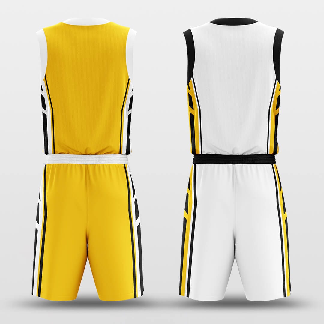 Cikers Sports Basketball Uniforms Golden Shield - Custom Reversible Basketball Jersey Set Sublimated BK260612S