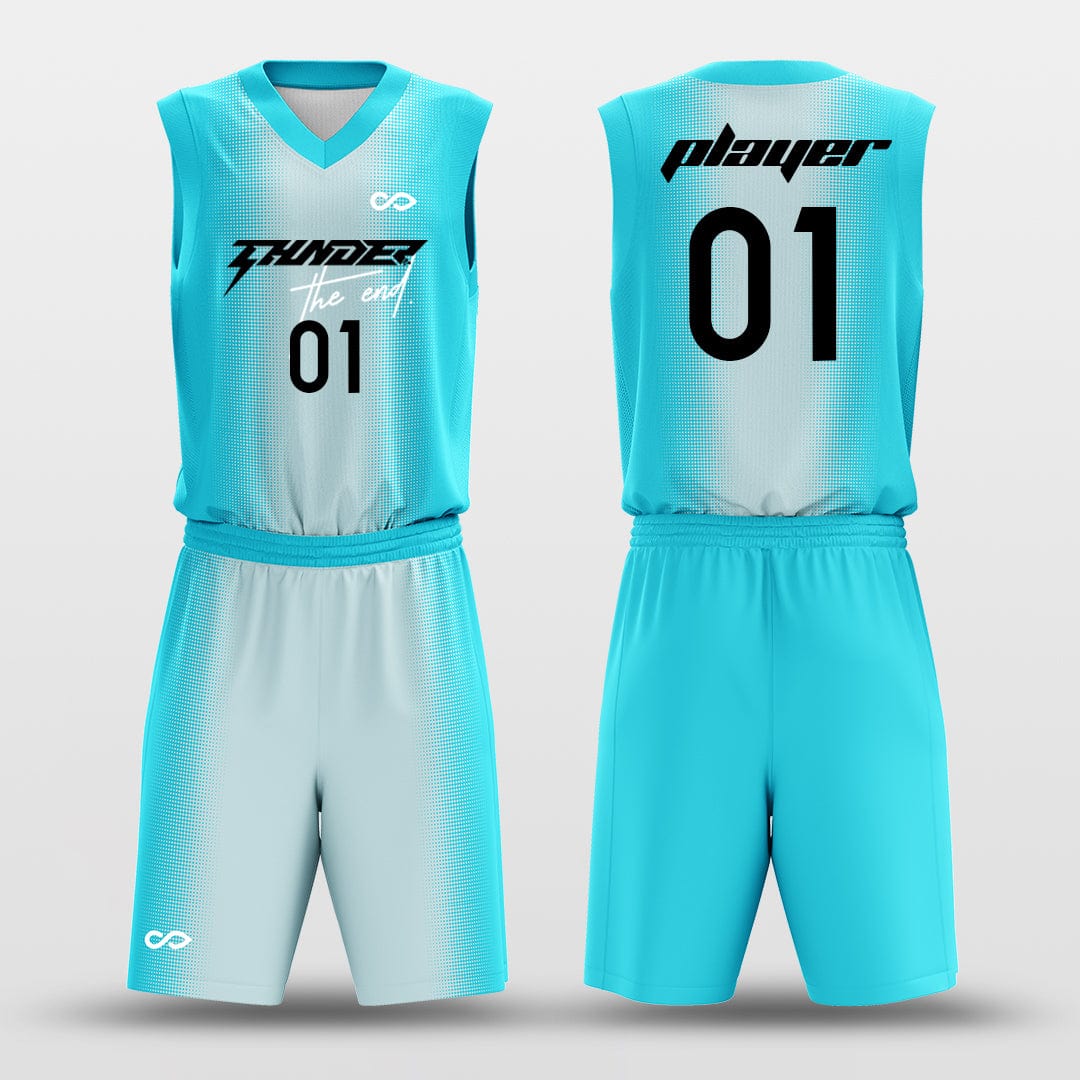 Cikers Sports Basketball Uniforms Green Tongue - Custom Sublimated Basketball Uniform Set