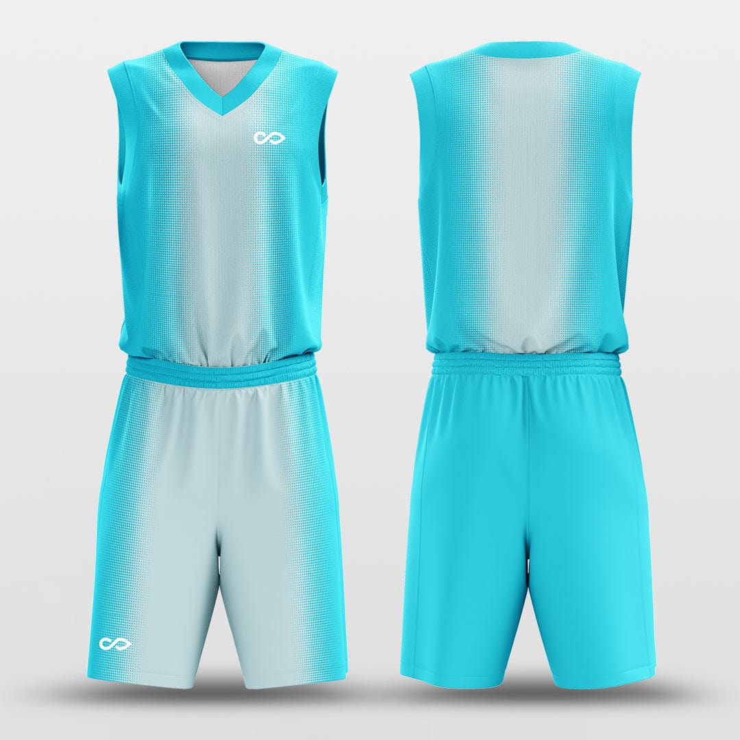 Cikers Sports Basketball Uniforms Green Tongue - Custom Sublimated Basketball Uniform Set