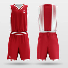 Cikers Sports Basketball Uniforms Hot Blood - Customized Kid's Sublimated Basketball Jersey Set