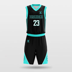 Cikers Sports Basketball Uniforms Ice Cream Black- Customized Basketball Jersey Design for Team