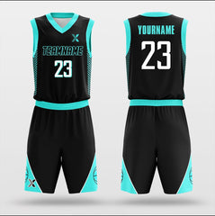 Cikers Sports Basketball Uniforms Ice Cream Black- Customized Basketball Jersey Design for Team