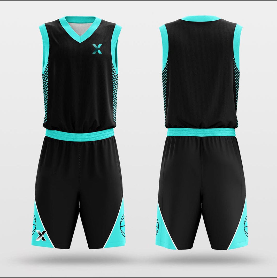 Cikers Sports Basketball Uniforms Ice Cream Black- Customized Basketball Jersey Design for Team