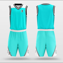 Cikers Sports Basketball Uniforms Ice Cream Blue - Customized Basketball Jersey Design for Team