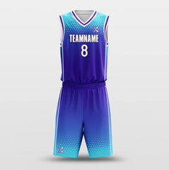 Cikers Sports Basketball Uniforms Ice Lake - Customized Basketball Jersey Set Design