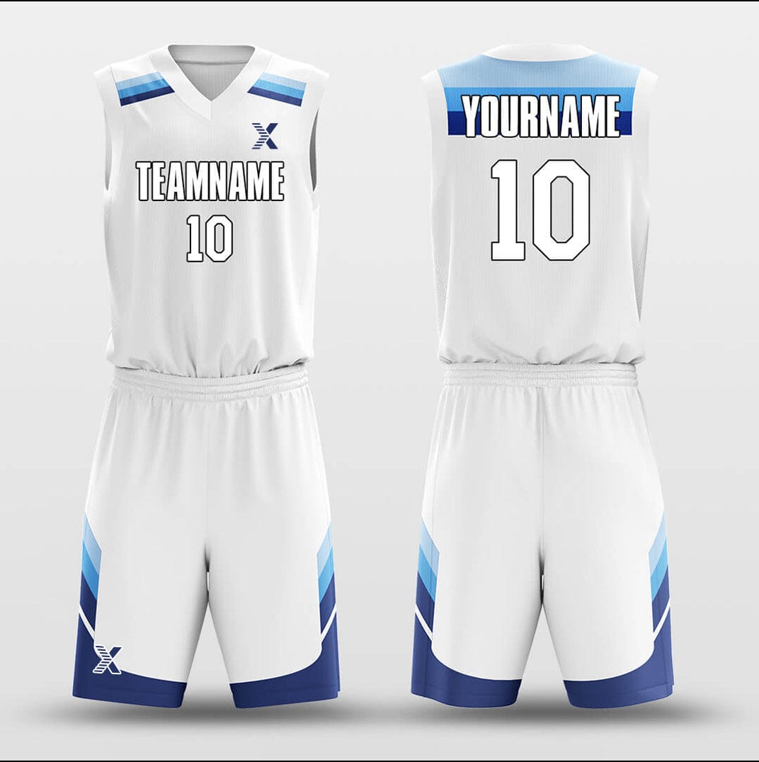 Cikers Sports Basketball Uniforms Iceberg - Customized Basketball Jersey Set Sublimated BK160623S