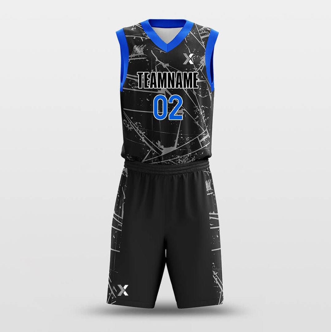 Cikers Sports Basketball Uniforms Illegible - Customized Basketball Jersey Set Design