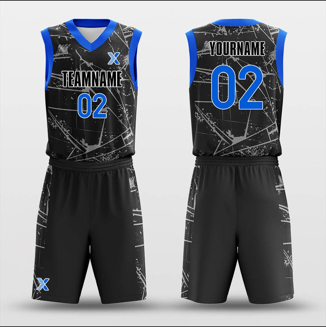 Cikers Sports Basketball Uniforms Illegible - Customized Basketball Jersey Set Design