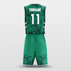 Cikers Sports Basketball Uniforms Ink Wash - Customized Basketball Jersey Design for Team