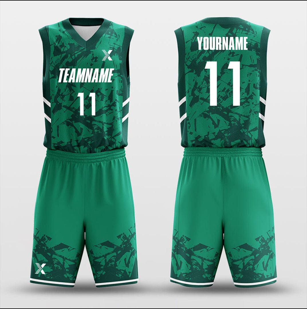 Cikers Sports Basketball Uniforms Ink Wash - Customized Basketball Jersey Design for Team
