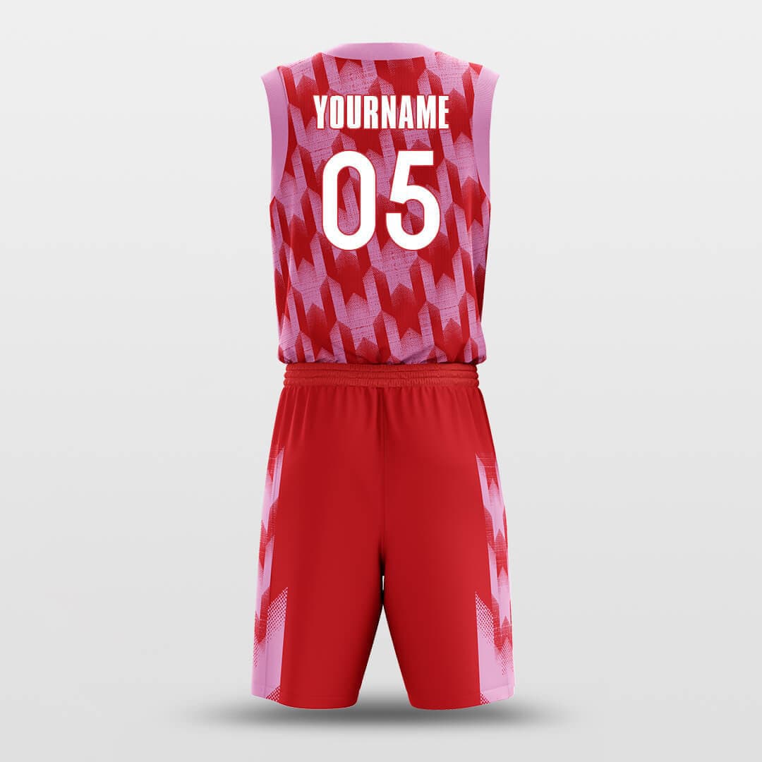 Cikers Sports Basketball Uniforms Inverted Reflection - Customized Sublimated Basketball Jersey Set