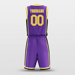 Cikers Sports Basketball Uniforms Lakers - Customized Basketball Jersey Set Design