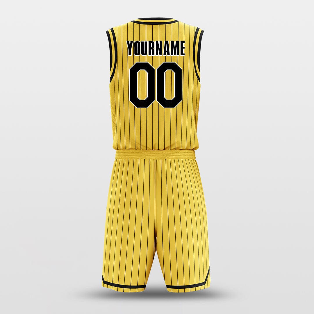 Cikers Sports Basketball Uniforms Lakers Yellow - Customized Basketball Jersey Design for Team