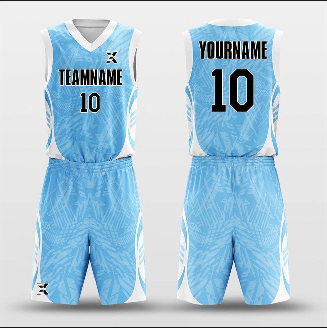 Cikers Sports Basketball Uniforms Light - Customized Basketball Jersey Set Sublimated BK160624S