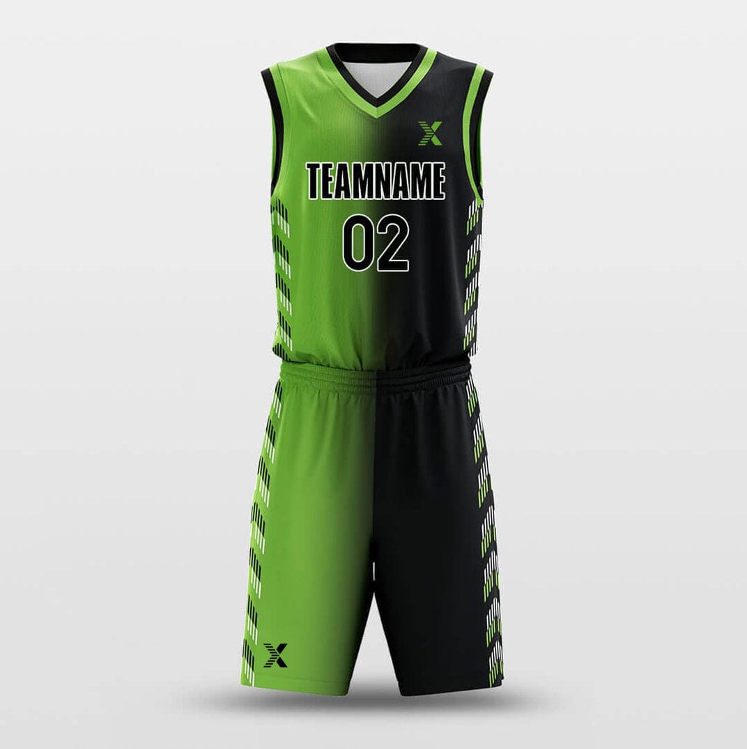 Cikers Sports Basketball Uniforms Magic Green - Customized Basketball Jersey Set Sublimated
