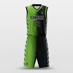 Cikers Sports Basketball Uniforms Magic Green - Customized Basketball Jersey Set Sublimated