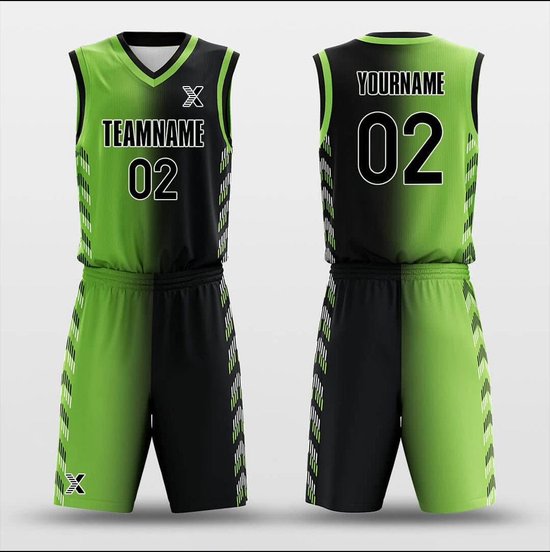 Cikers Sports Basketball Uniforms Magic Green - Customized Basketball Jersey Set Sublimated