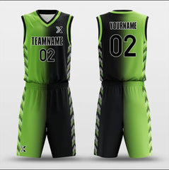 Cikers Sports Basketball Uniforms Magic Green - Customized Basketball Jersey Set Sublimated