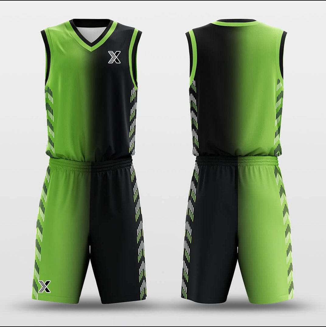 Cikers Sports Basketball Uniforms Magic Green - Customized Basketball Jersey Set Sublimated