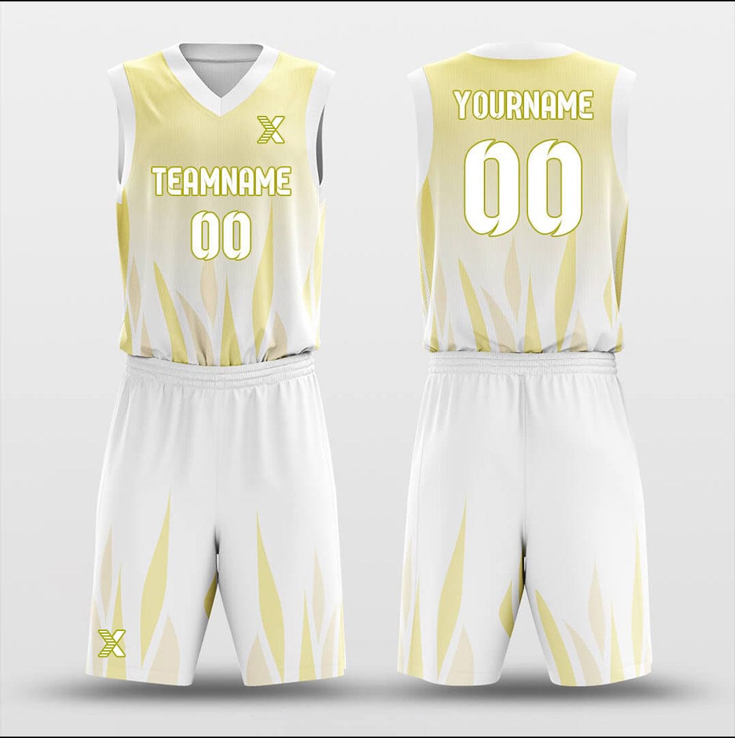 Cikers Sports Basketball Uniforms Maple Leaf - Customized Basketball Jersey Set Sublimated BK160615S