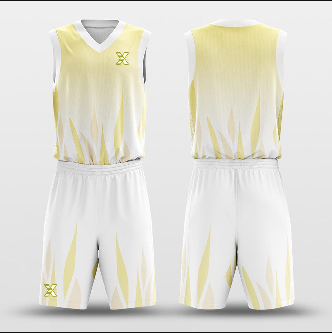 Cikers Sports Basketball Uniforms Maple Leaf - Customized Basketball Jersey Set Sublimated BK160615S