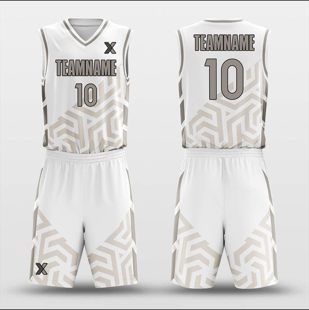 Cikers Sports Basketball Uniforms Matrix - Customized Basketball Jersey Set Sublimated BK160101S