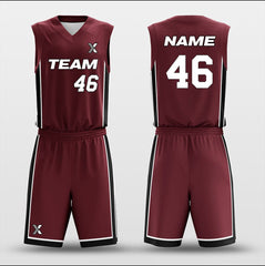 Cikers Sports Basketball Uniforms Miami Heat Red - Customized Basketball Jersey Design