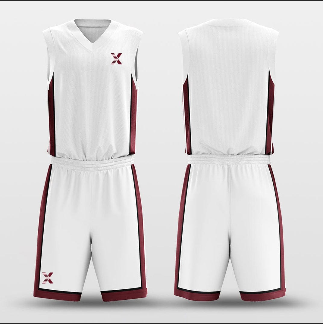 Cikers Sports Basketball Uniforms Miami Heat White - Customized Basketball Jersey Design