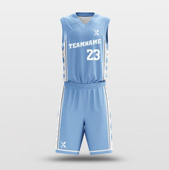 Cikers Sports Basketball Uniforms NCAA Blue - Customized Basketball Jersey Design for Team