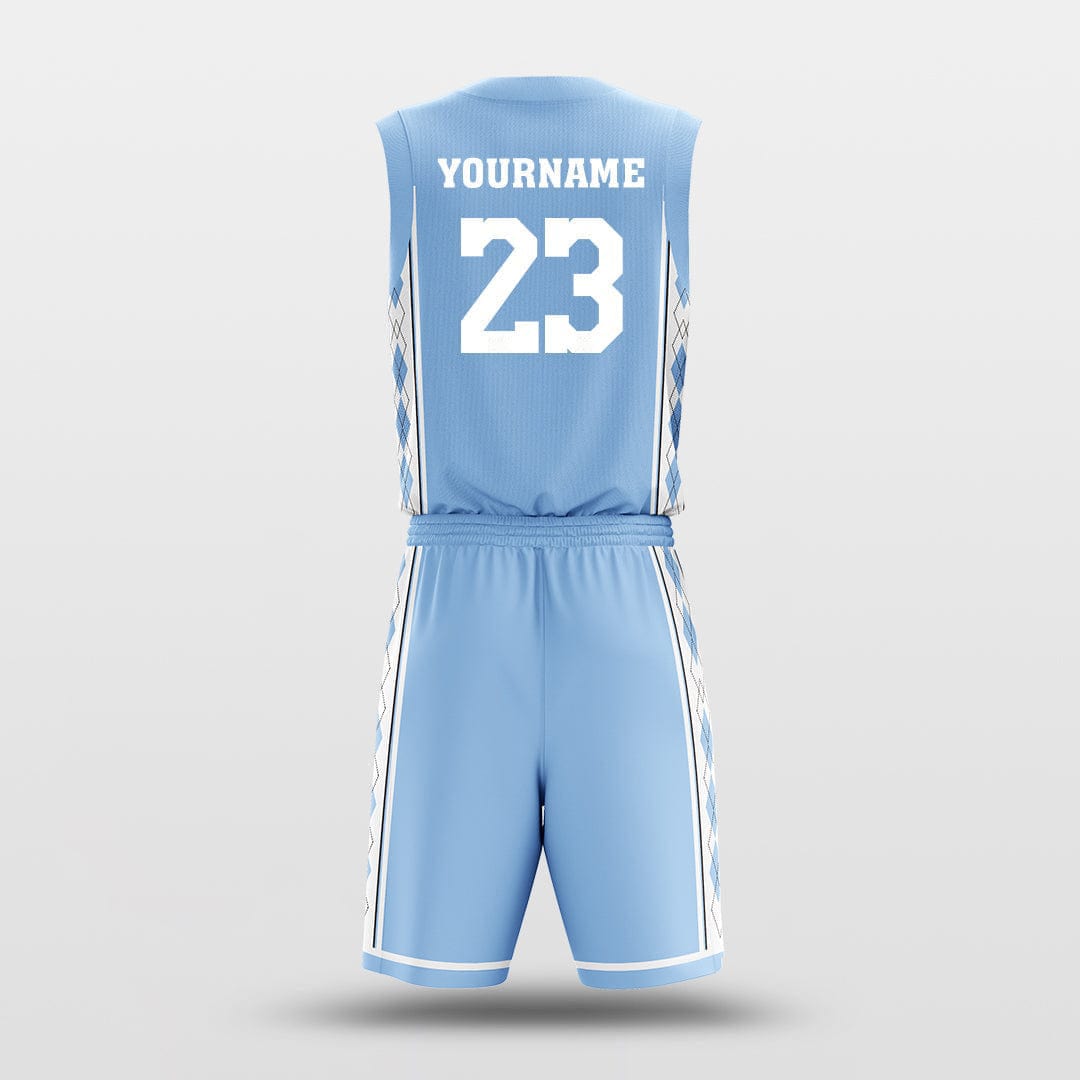 Cikers Sports Basketball Uniforms NCAA Blue - Customized Basketball Jersey Design for Team