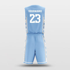 Cikers Sports Basketball Uniforms NCAA Blue - Customized Basketball Jersey Design for Team