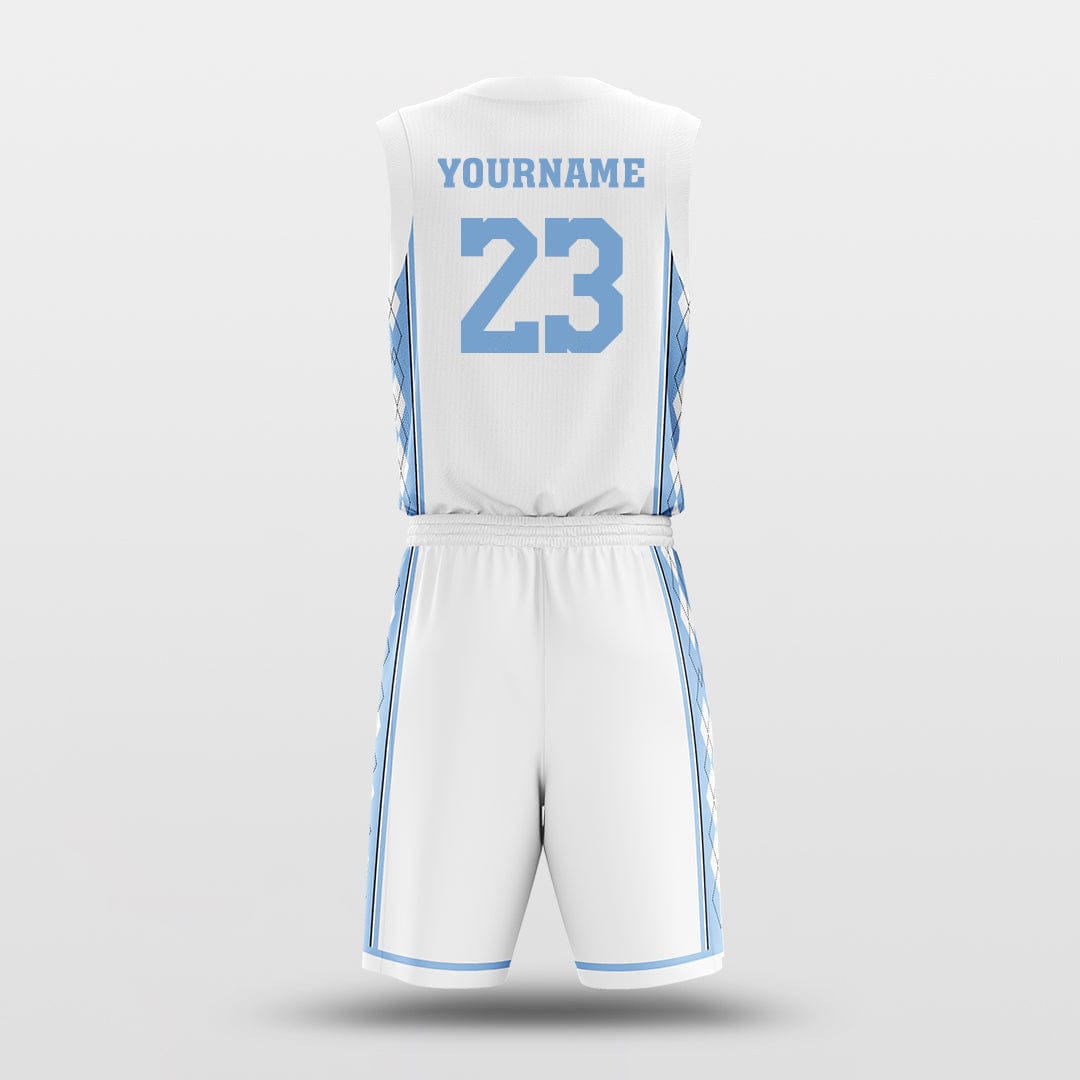 Cikers Sports Basketball Uniforms NCAA White - Customized Basketball Jersey Design for Team