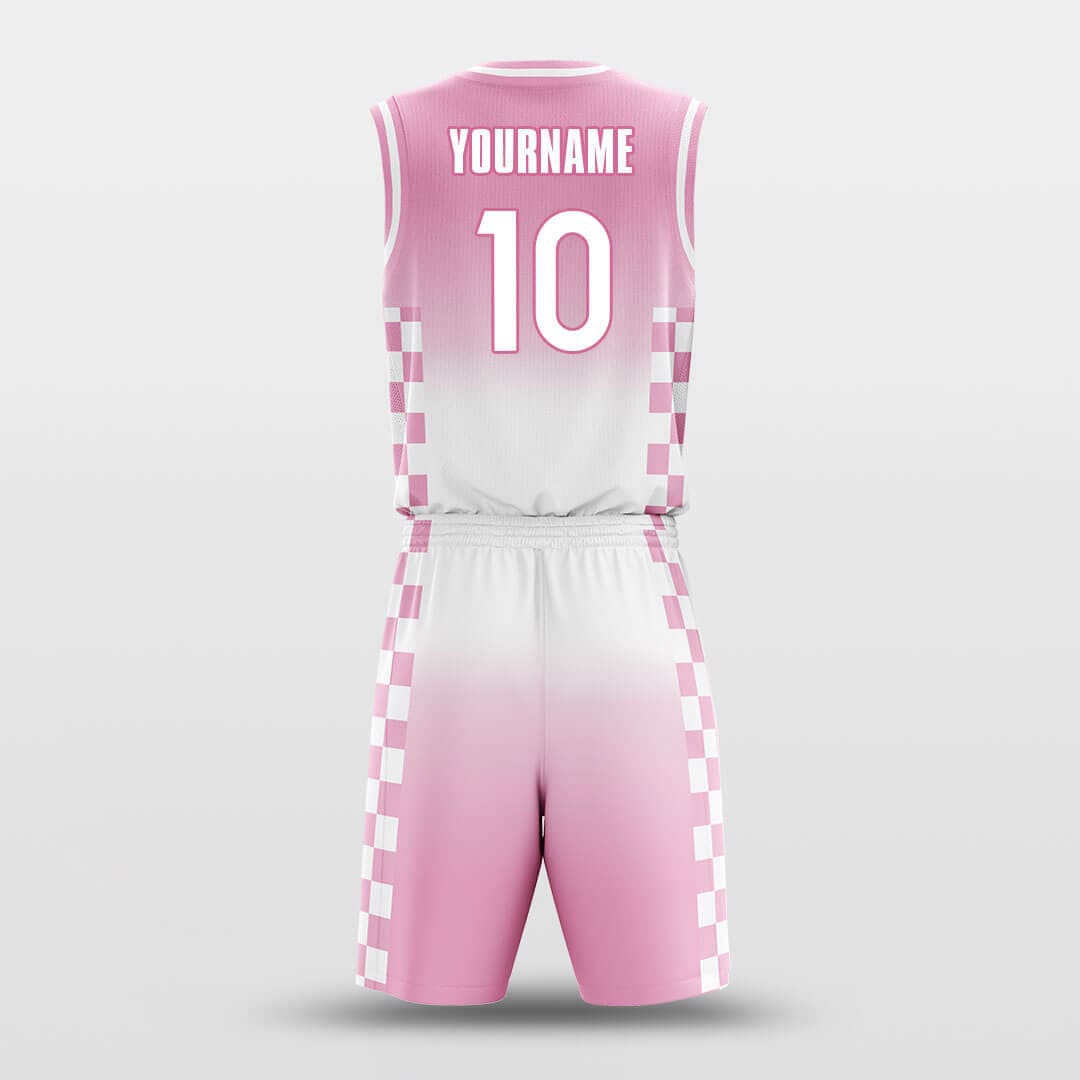 Cikers Sports Basketball Uniforms Neon Checkerboard - Customized Basketball Jersey Set Design BK160106S