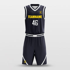Cikers Sports Basketball Uniforms Nuggets Black - Customized Basketball Jersey Design for Team
