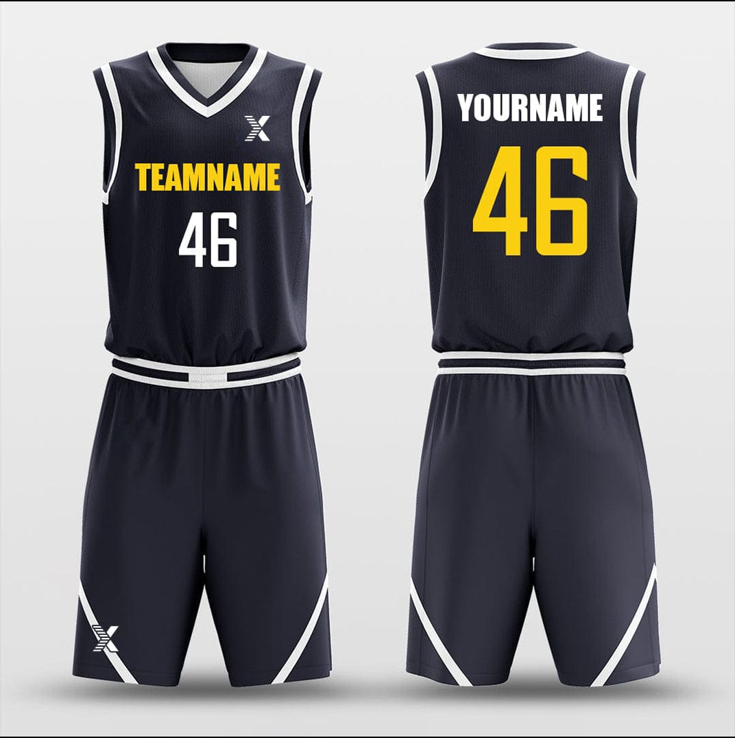 Cikers Sports Basketball Uniforms Nuggets Black - Customized Basketball Jersey Design for Team