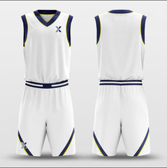 Cikers Sports Basketball Uniforms Nuggets White - Customized Basketball Jersey Design for Team