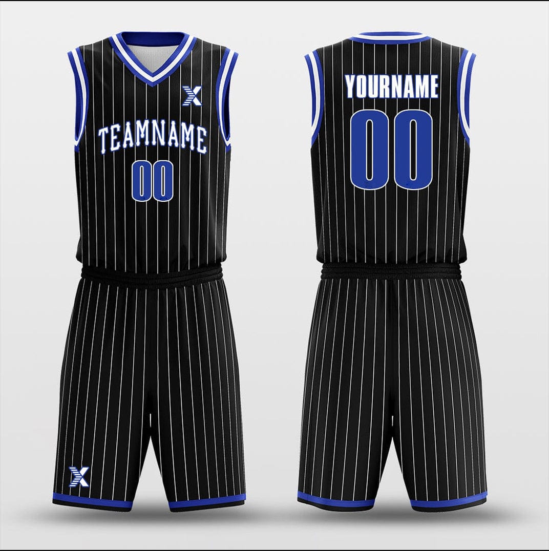 Cikers Sports Basketball Uniforms Ocean Black - Customized Basketball Jersey Design for Team