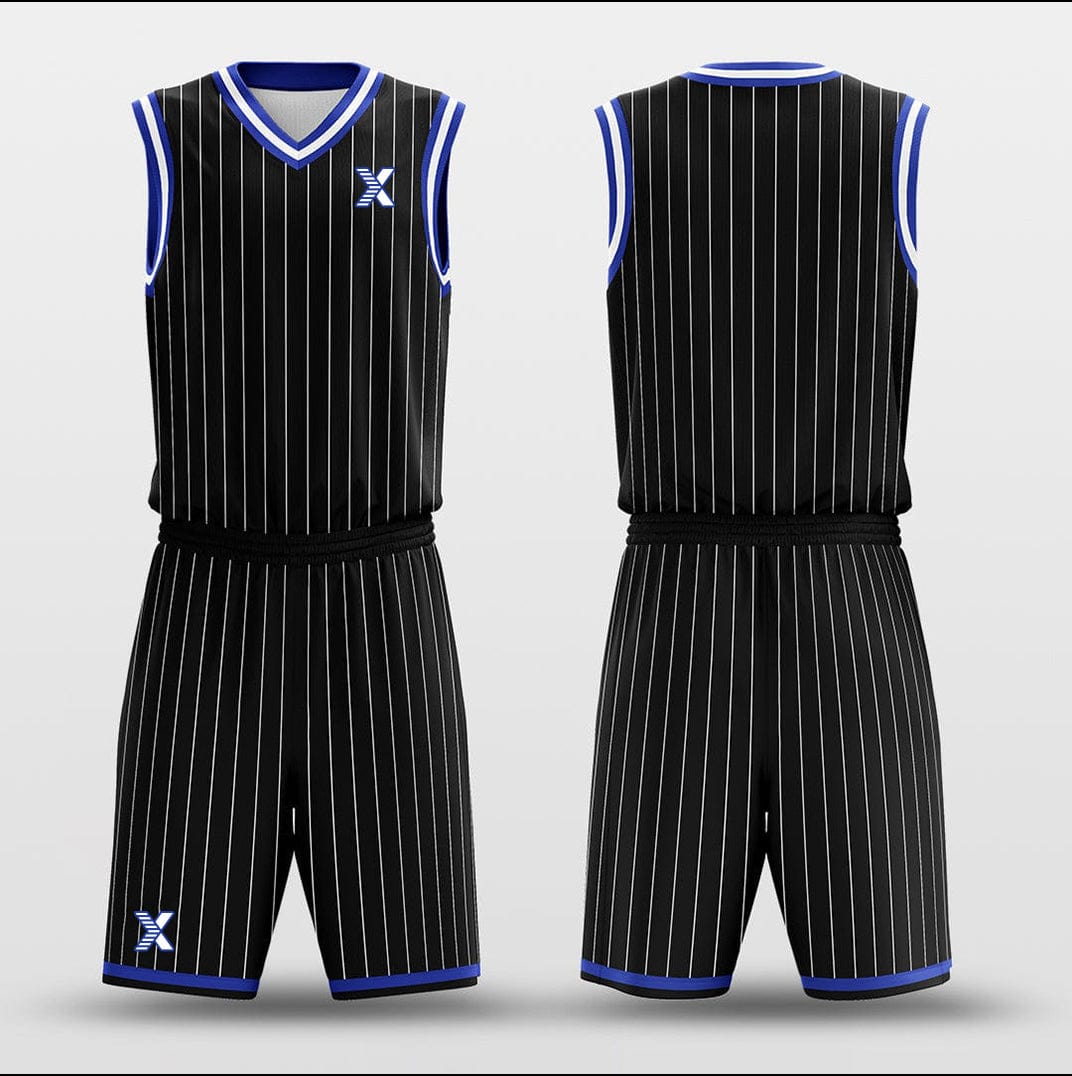 Cikers Sports Basketball Uniforms Ocean Black - Customized Basketball Jersey Design for Team